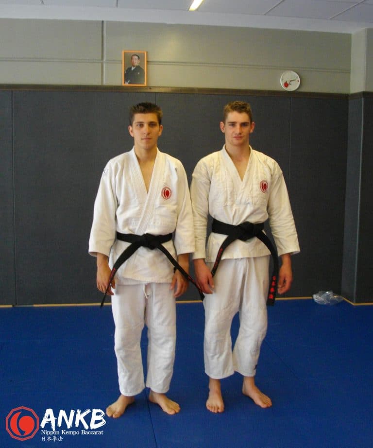 Aurélien et Anthony, shodan de nippon kempo 2016