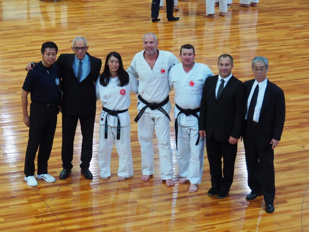 Hervé Valentin accompagné de Saito Sensei