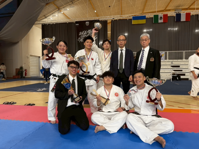 Teams japonaise du tournoi international Nippon Kempo France 2025