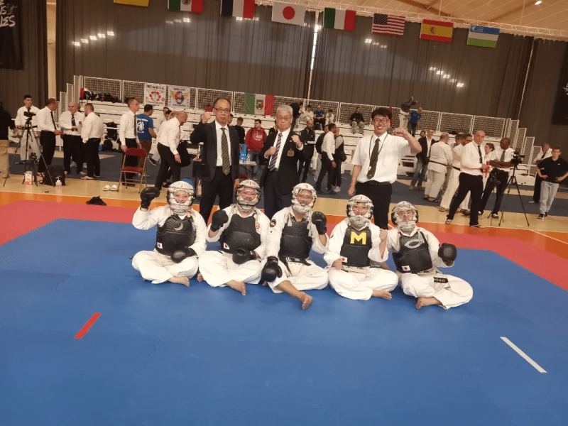 Teams japonaise du tournoi international Nippon Kempo France 2025