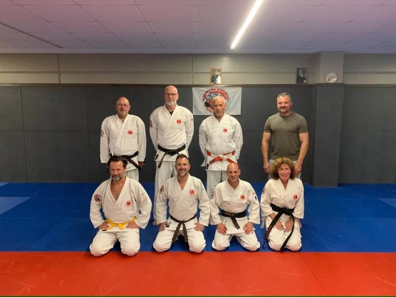 Passage de grade ceinture noire au dojo de Nippon Kempo de Baccarat en 2026 avec Ali Zoubiri.