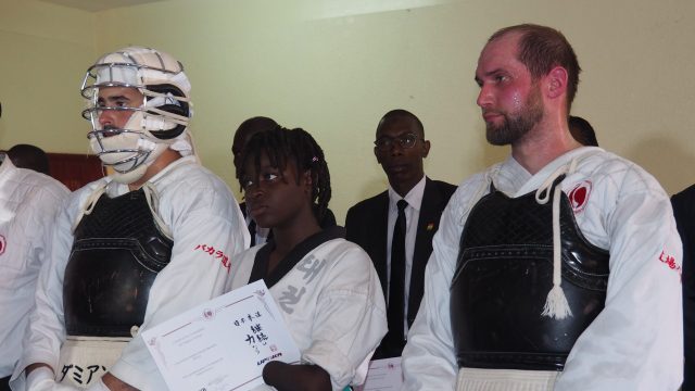 Stage technique de Nippon Kempo à Dakar en mars 2020
