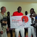 Remise du Drapeau de Nippon Kempo Baccarat au Sénégal