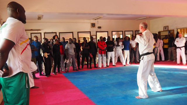Stage technique de Nippon Kempo à Dakar en mars 2020