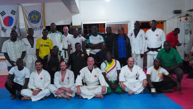 Stage technique de Nippon Kempo à Dakar en mars 2020