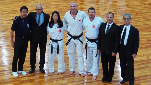 Hervé Valentin accompagné de Saito Sensei