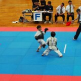Combats enfants du tournoi de Nippon Kempo à Osaka en 2017