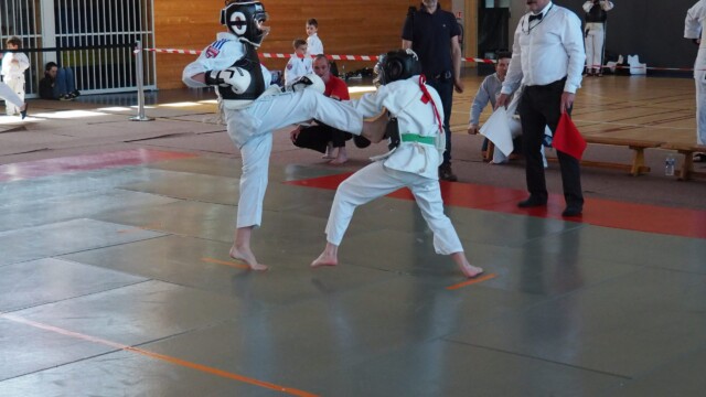 Combats enfants pendant le 10ieme tournoi de Nippon Kempo à Baccarat