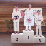 Podium enfants Nippon Kempo 10ième tournoi de Baccarat