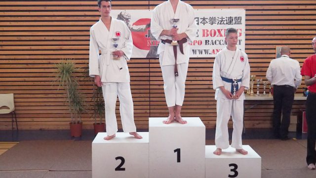 Podium enfants Nippon Kempo 10ième tournoi de Baccarat