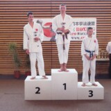 Podium enfants Nippon Kempo 10ième tournoi de Baccarat