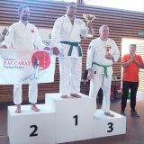 podium adultes 10ième tournoi de Nippon Kempo à Baccarat