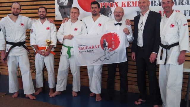 Pratiquants du dojo de Baccarat