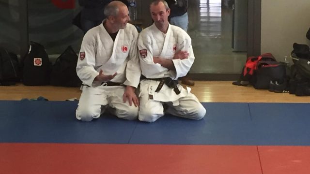 Hervé Valentin et Christophe Caujolle, organisateurs du stage